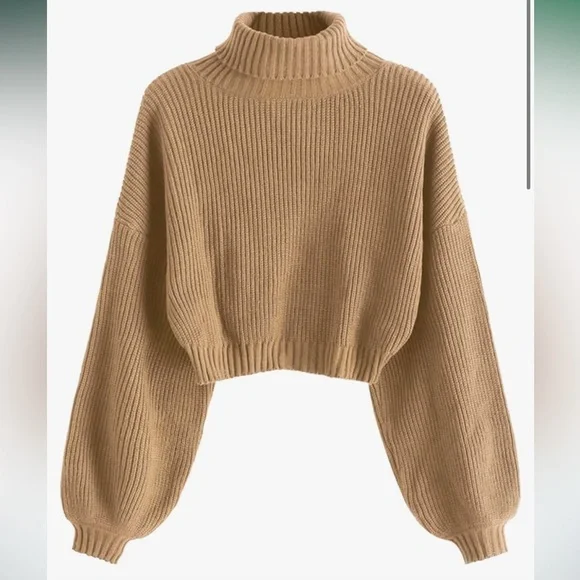 Amazon | Tan Cozy Sweater - Picture 1 of 7